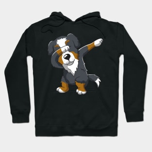 Cute Dabbing Bernese Mountain Dog Dab Dance Hoodie